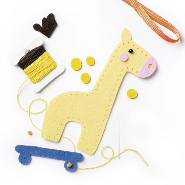 Produktbild: FOLIA&reg; Bastelfilze Mini-Filzinies, Giraffe