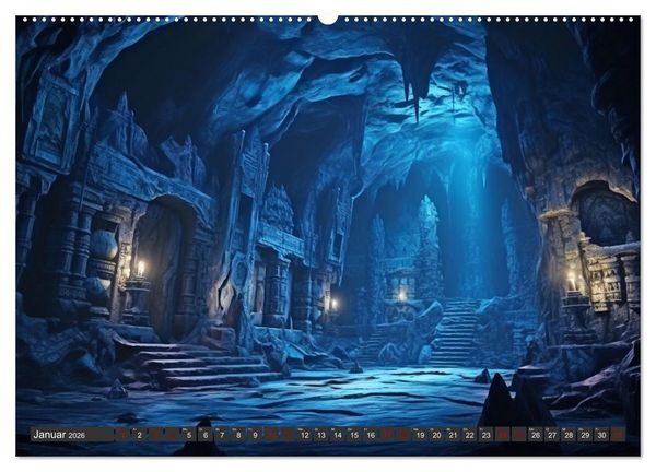 Produktbild: R&auml;tselhaftes aus der Arch&auml;ologie (hochwertiger Premium Wandkalender 2026 DIN A2 quer), Kunstdruck in Hochglanz