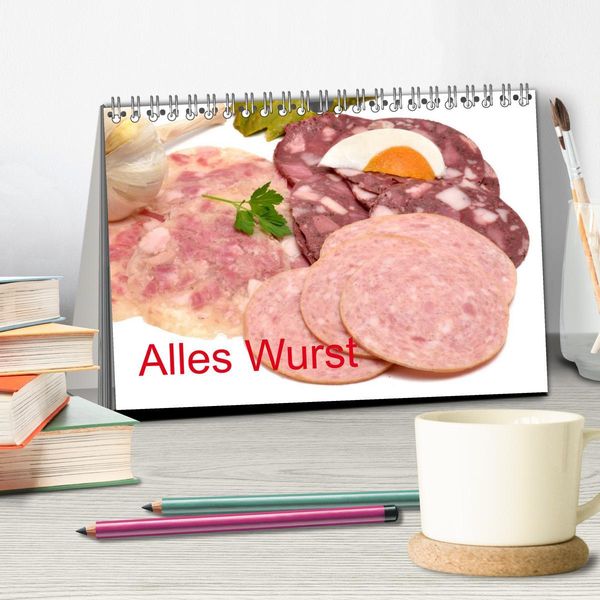 Produktbild: Alles Wurst (Tischkalender 2026 DIN A5 quer), CALVENDO Monatskalender