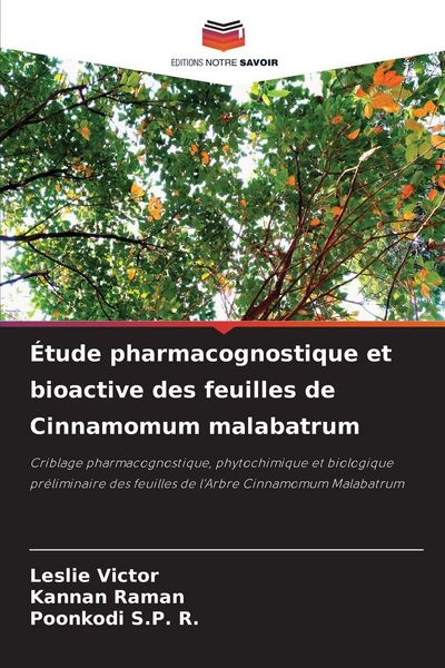 Produktbild: &Eacute;tude pharmacognostique et bioactive des feuilles de Cinnamomum malabatrum