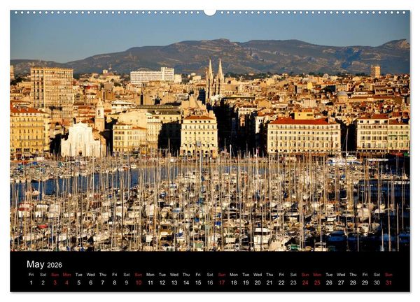 Produktbild: Marseille in my Heart (High Quality Premium Wall Calendar 2026 DIN A2 landscape),CALVENDO 12 Month Wall Calendar