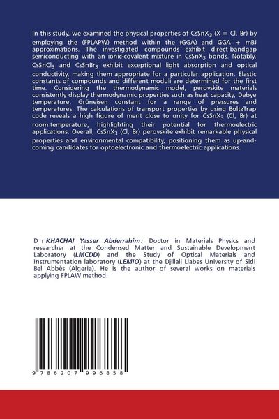 Produktbild: Environmentally Friendly Perovskites