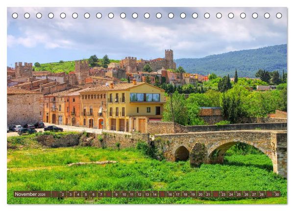 Produktbild: Costa de Ponent - Unterwegs zwischen Barcelona und Tarragona (Tischkalender 2026 DIN A5 quer), CALVENDO Monatskalender