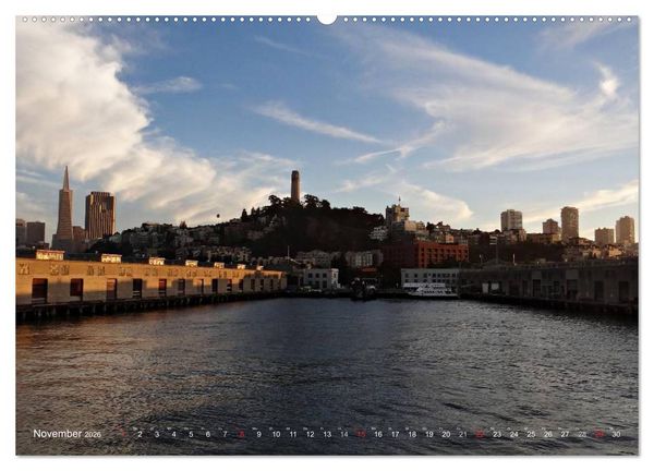 Produktbild: San Francisco Westk&uuml;ste USA (Wandkalender 2026 DIN A2 quer), CALVENDO Monatskalender