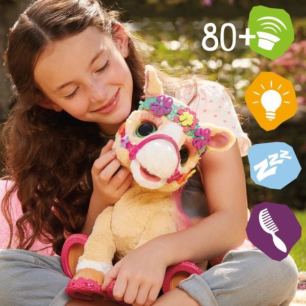 Hasbro F43955L0 - FurReal Cinnamon, Mein stylisches Pony, interaktives Tier mit 80+ Geräusche und Reaktionen