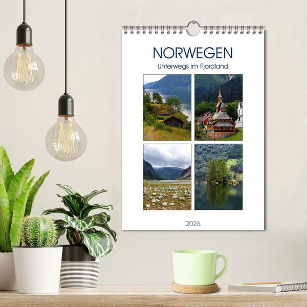 Produktbild: Norwegen - Unterwegs im Fjordland (Wandkalender 2026 DIN A4 hoch), CALVENDO Monatskalender