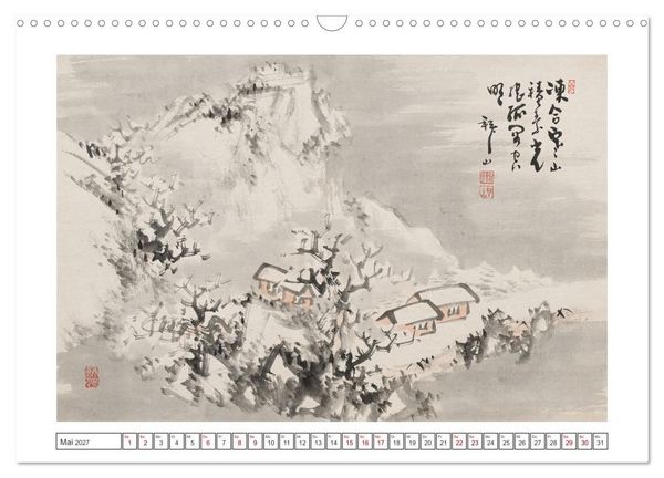 Produktbild: Yoshitsugu Haizan (Wandkalender 2027 DIN A3 quer), CALVENDO Monatskalender