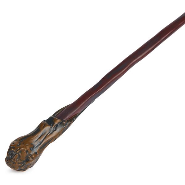 Produktbild: Wizarding World Harry Potter - Authentischer Ron Weasley Zauberstab aus Kunststoff mit Hogwarts-Halterung