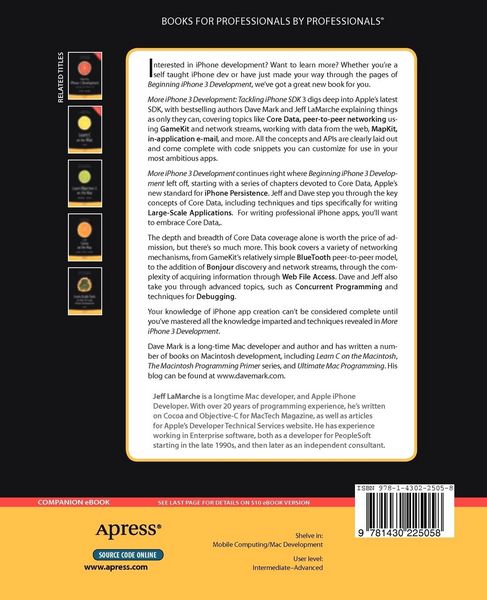 Produktbild: More iPhone 3 Development