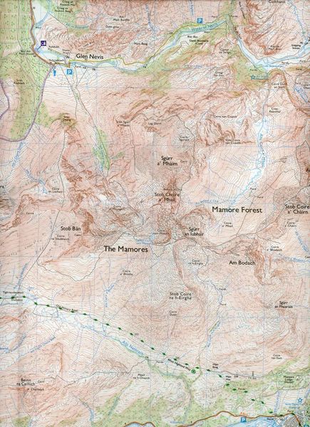 Produktbild: Ben Nevis and Fort William, the Mamores and the Grey Corries, Kinlochleven and Spean Bridge