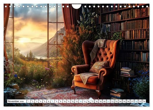 Produktbild: Sesselgeschichten (Wandkalender 2026 DIN A4 quer), CALVENDO Monatskalender