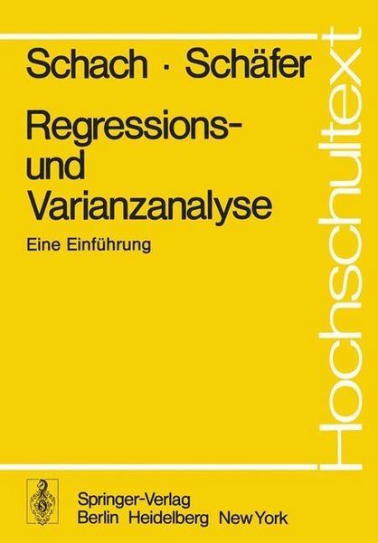 Produktbild: Regressions- und Varianzanalyse