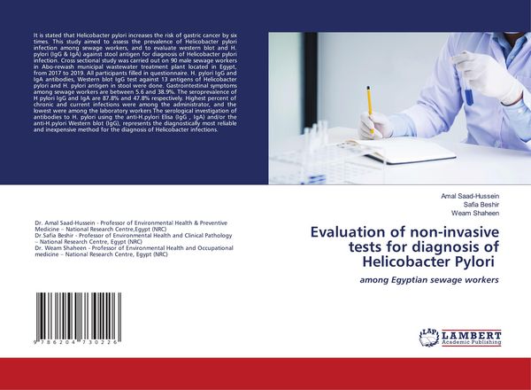 Produktbild: Evaluation of non-invasive tests for diagnosis of Helicobacter Pylori