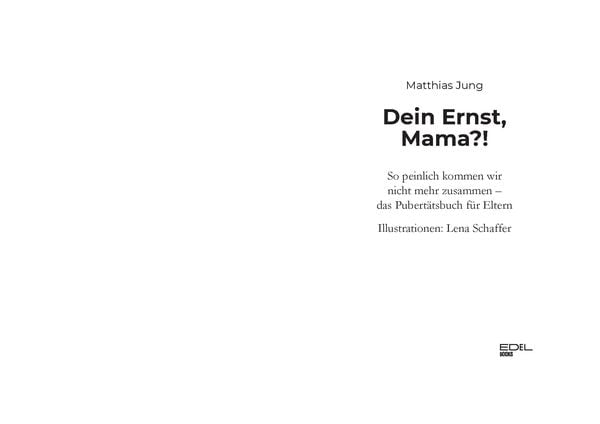 Produktbild: Dein Ernst, Mama?