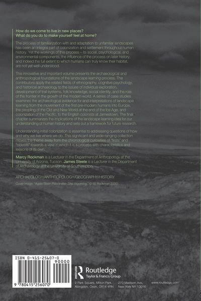 Produktbild: The Colonization of Unfamiliar Landscapes
