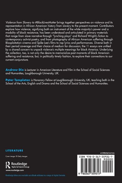 Produktbild: Violence from Slavery to #BlackLivesMatter