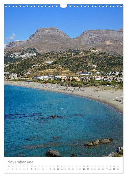 Produktbild: Kreta - Sonne, Meer und griechische Lebensart (Wandkalender 2026 DIN A3 hoch), CALVENDO Monatskalender