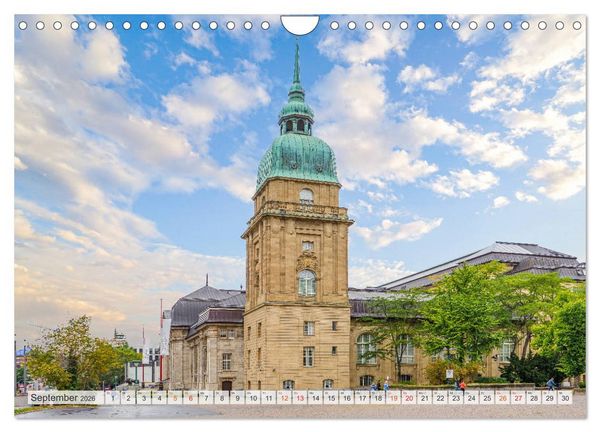 Produktbild: Darmstadt Stadtansichten (Wandkalender 2026 DIN A4 quer), CALVENDO Monatskalender