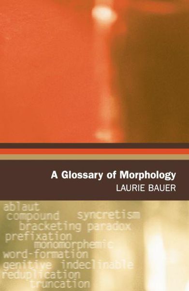 Produktbild: Glossary of Morphology