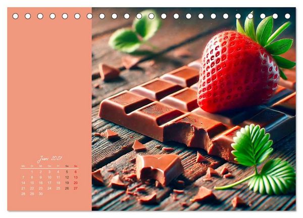 Produktbild: Sag's mit Schokolade (Tischkalender 2027 DIN A5 quer), CALVENDO Monatskalender