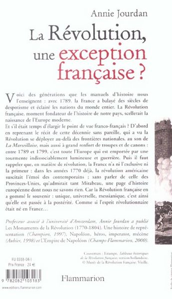 Produktbild: La R&eacute;volution, une exception fran&ccedil;aise ?