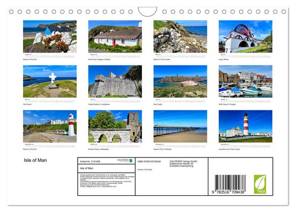 Produktbild: Isle of Man (Wandkalender 2026 DIN A4 quer), CALVENDO Monatskalender