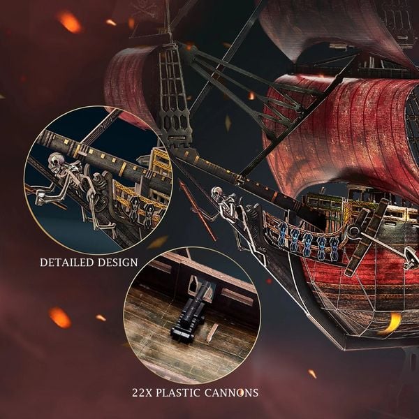 Produktbild: CUBICFUN - 3D Puzzle Queen Annes Revenge 391 Teile