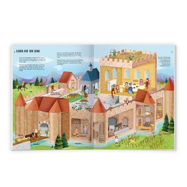 Produktbild: TR&Ouml;TSCH - Stickerbuch Mein gro&szlig;es Stickerbuch Ritter und Burgen