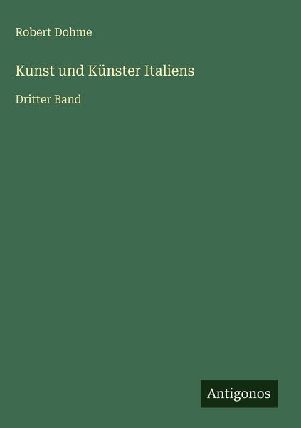 Produktbild: Kunst und K&uuml;nster Italiens