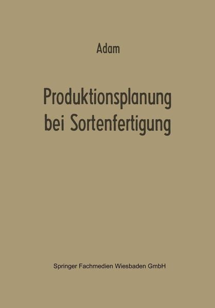 Produktbild: Produktionsplanung bei Sortenfertigung