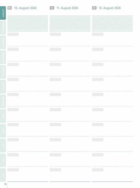 Produktbild: Mein Lehrerplaner A5+ &ndash; Ringbindung &ndash; Lehrerkalender f&uuml;r das Schuljahr 2026/2027 &ndash; Bl&auml;ttermeer