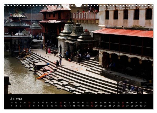 Produktbild: Nepal-Das Kathmandu-Tal nach dem Beben (Wandkalender 2026 DIN A3 quer), CALVENDO Monatskalender