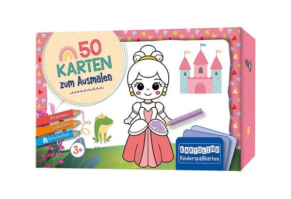 50 Karten zum Ausmalen - Zauberwelt, Sonstige von , Circon Verlag GmbH, 9783790100181