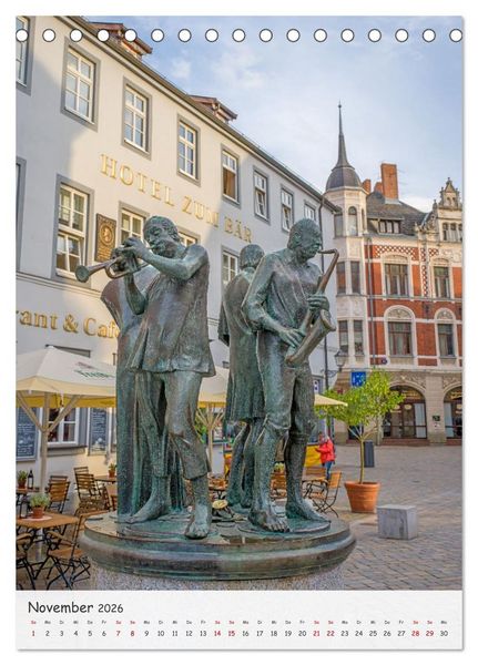 Produktbild: Quedlinburg - Welterbestadt und Tor zum Harz (Tischkalender 2026 DIN A5 hoch), CALVENDO Monatskalender