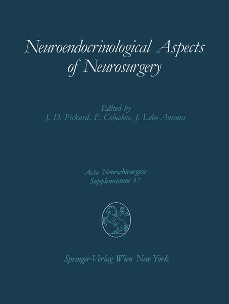 Produktbild: Neuroendocrinological Aspects of Neurosurgery