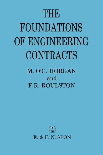 Produktbild: The Foundations of Engineering Contracts