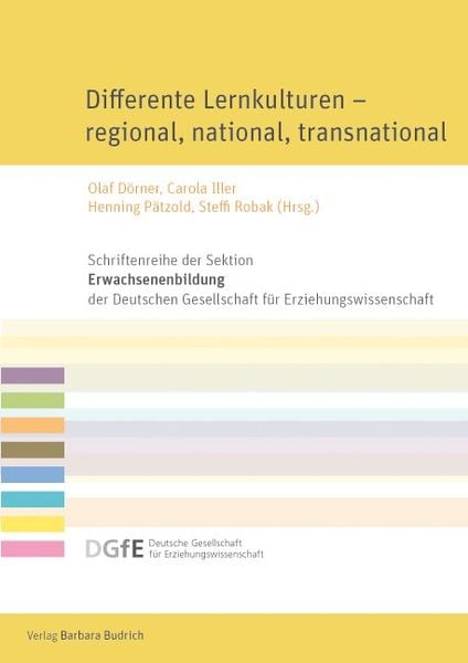 Produktbild: Differente Lernkulturen &ndash; regional, national, transnational