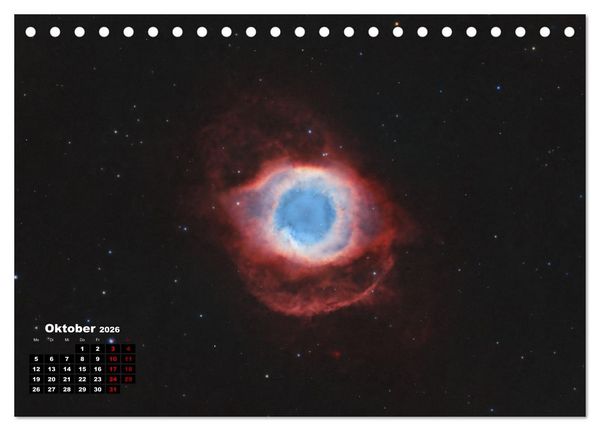 Produktbild: InfinityAstro - die Unendlichkeit im Bild - Astrofotos von Roland Schliessus (Tischkalender 2026 DIN A5 quer), CALVENDO Monatskalender