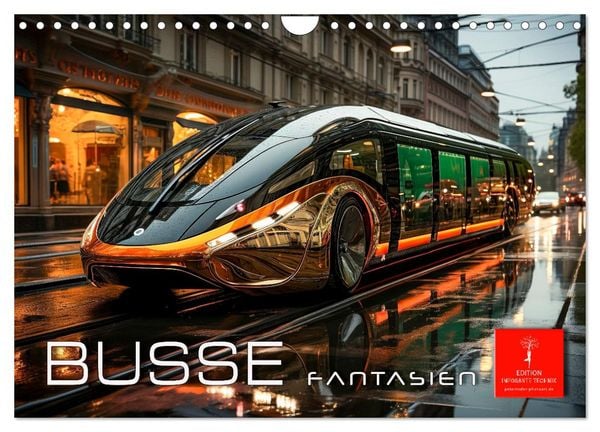 Produktbild: Busse Fantasien (Wandkalender 2026 DIN A4 quer), CALVENDO Monatskalender