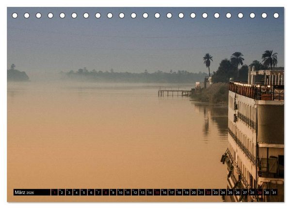 Produktbild: Abenteuer auf dem Nil. Eine Reise von Luxor nach Abu Simbel (Tischkalender 2026 DIN A5 quer), CALVENDO Monatskalender