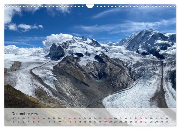 Produktbild: Alpenauszeit - Schweizer Bergsommermomente f&uuml;r die Seele (Wandkalender 2026 DIN A3 quer), CALVENDO Monatskalender