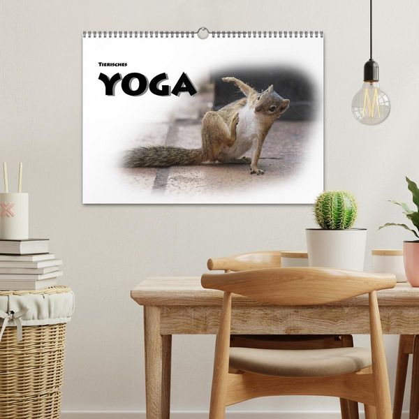 Produktbild: Tierisches Yoga (Wandkalender 2026 DIN A3 quer), CALVENDO Monatskalender
