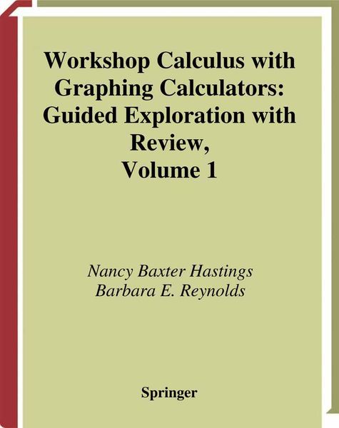 Produktbild: Workshop Calculus with Graphing Calculators