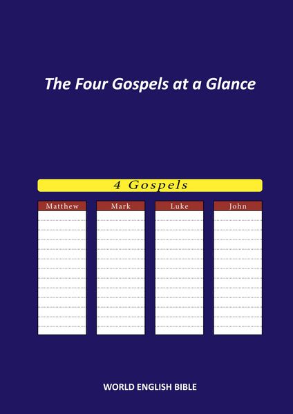 Produktbild: The Four Gospels at a Glance