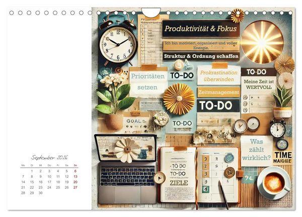 Produktbild: Soulful Days - Dein Selfcare-Kalender (Wandkalender 2026 DIN A4 quer), CALVENDO Monatskalender