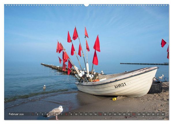Produktbild: Ahrenshoop - Stimmungsbilder eines K&uuml;nstlerortes (hochwertiger Premium Wandkalender 2026 DIN A2 quer), Kunstdruck in Hochglanz