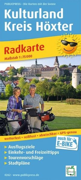 Produktbild: Publicpress Radkarte Kulturland Kreis H&ouml;xter 1:75.000
