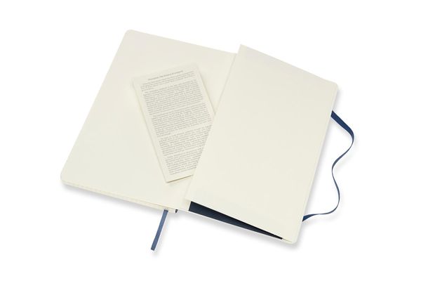Produktbild: Moleskine Notizbuch Large/A5, Kariert, Soft Cover, Saphir