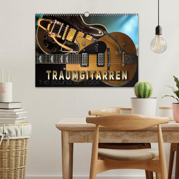 Produktbild: Traumgitarren - the Sound of Rock (Wandkalender 2026 DIN A3 quer), CALVENDO Monatskalender