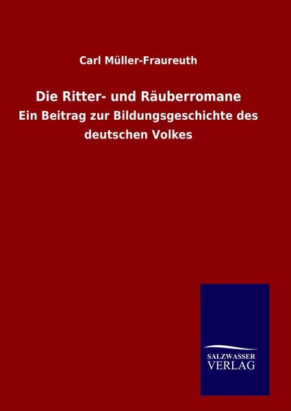 Produktbild: Die Ritter- und R&auml;uberromane